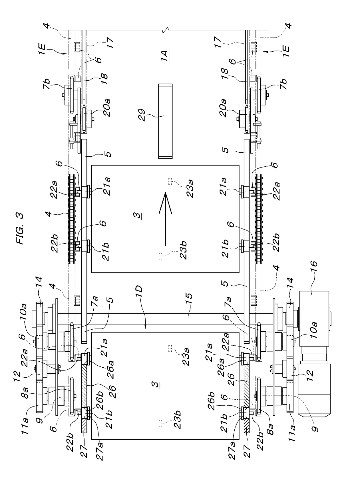 Conveyance Device Using Carriage