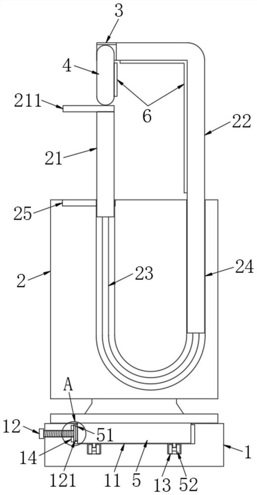 Automobile front wall connecting plate welding tool