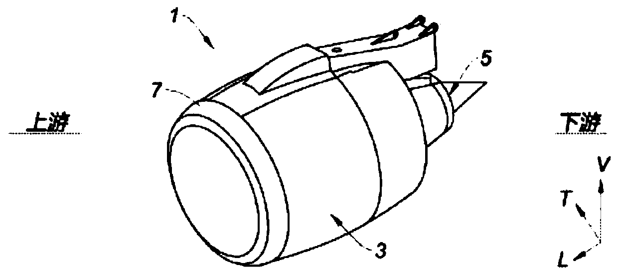 Air inflow lip for turbojet nacelle