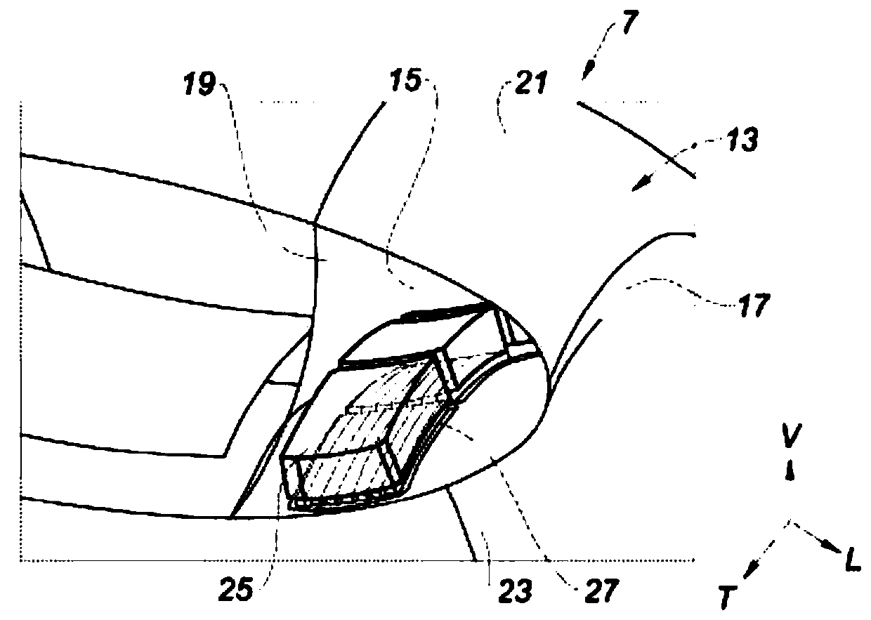 Air inflow lip for turbojet nacelle