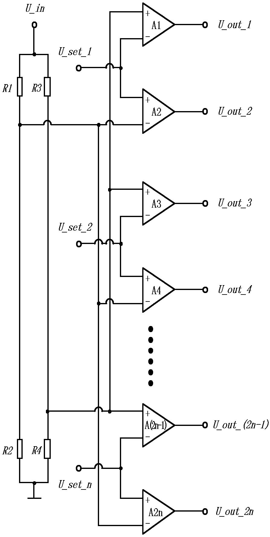 Multi-stage input logic judging circuit