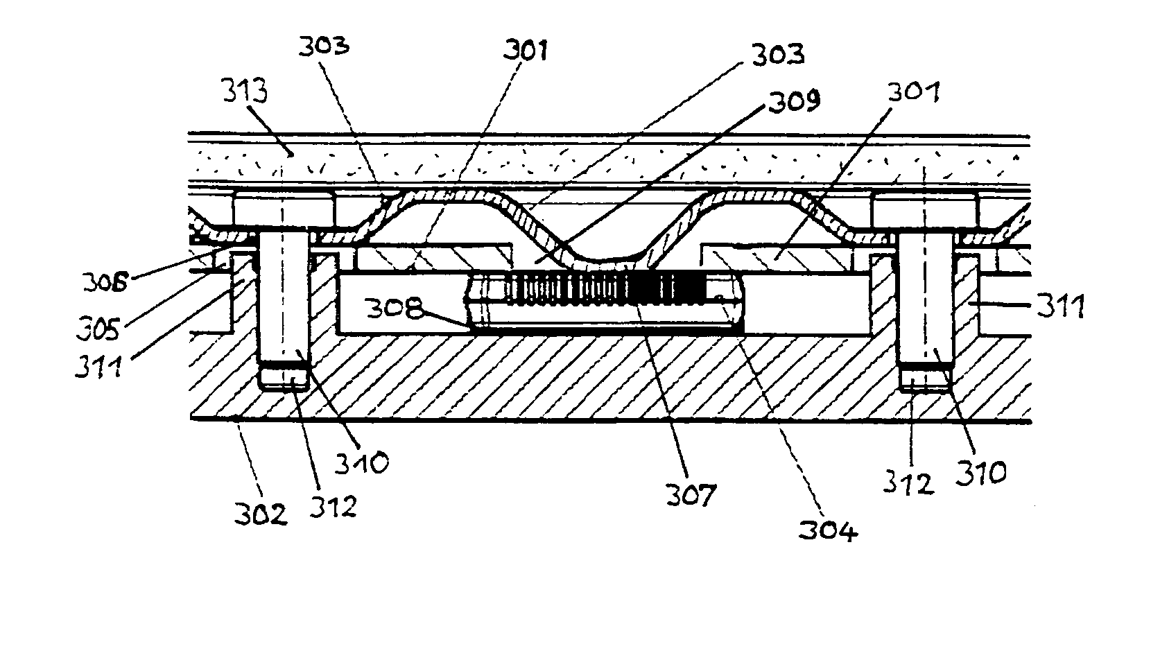 Apparatus for cooling semiconductor devices attached to a printed circuit board