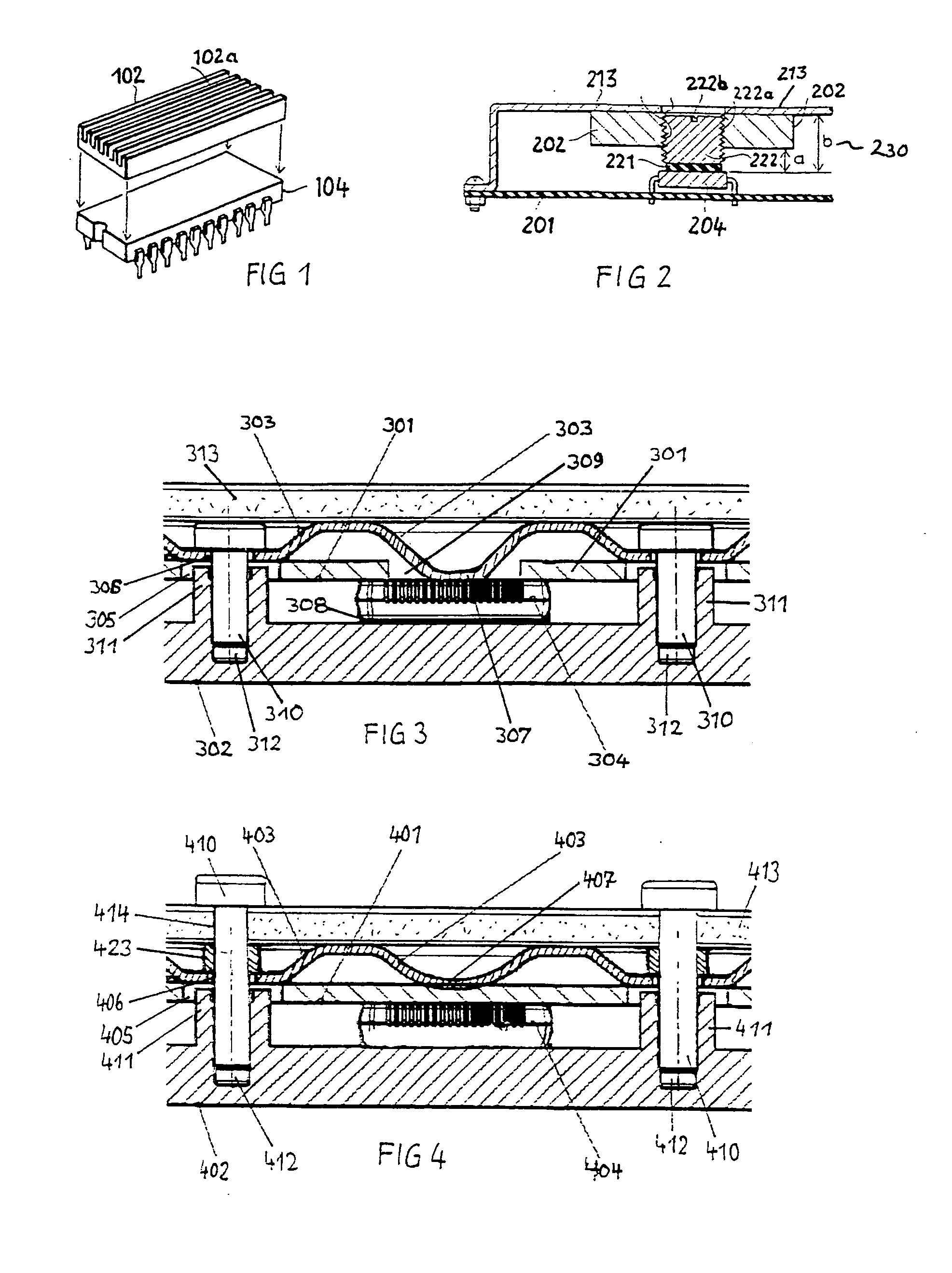 Apparatus for cooling semiconductor devices attached to a printed circuit board