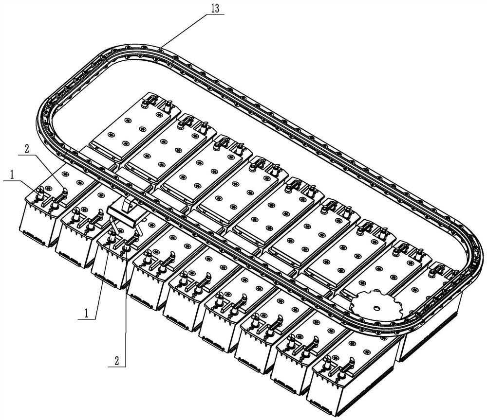 Out-of-service lead-acid storage battery energy management device special for energy storage power station