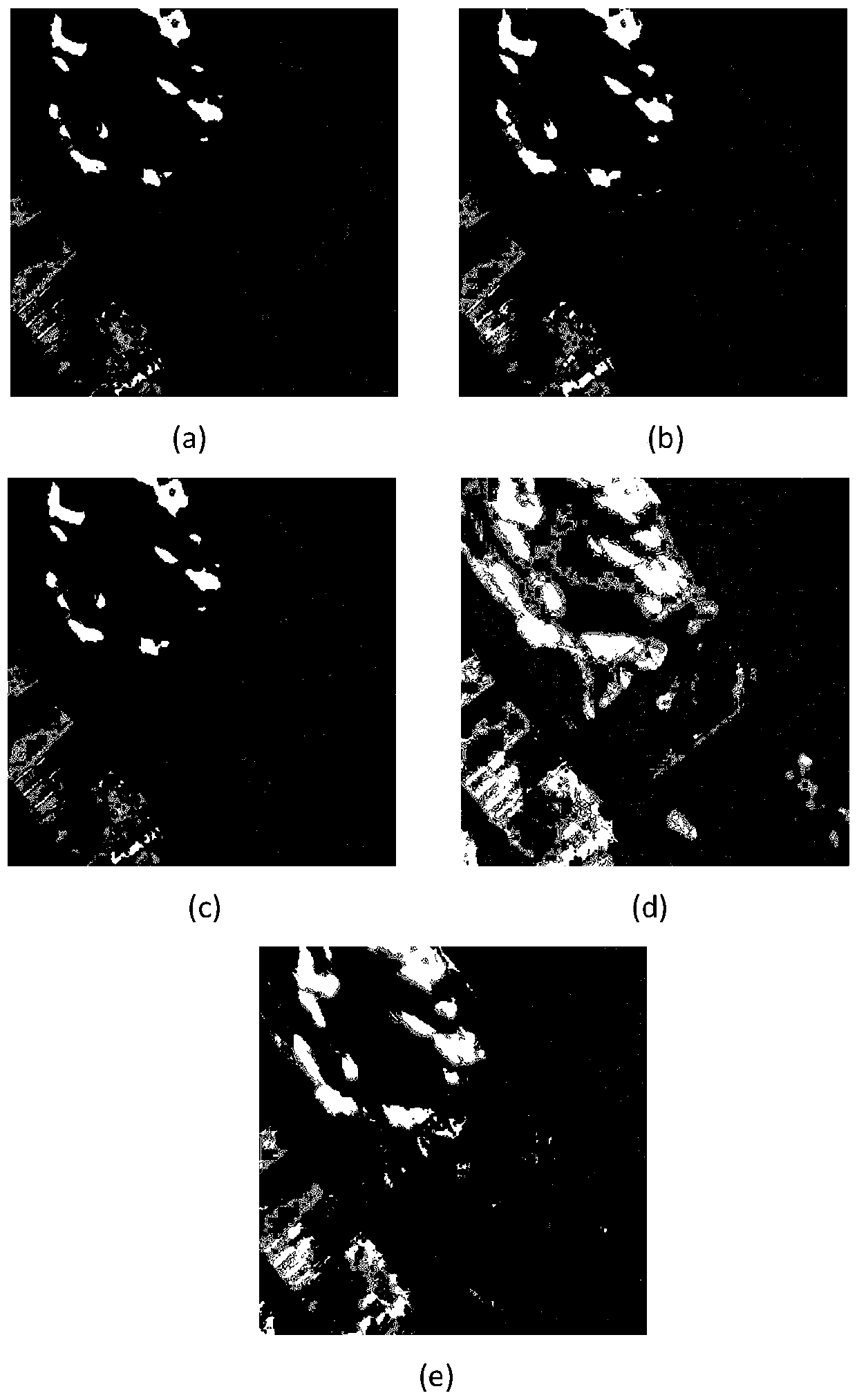 A multi-time multispectral image feature level information fusion method based on iteration implicit regularization