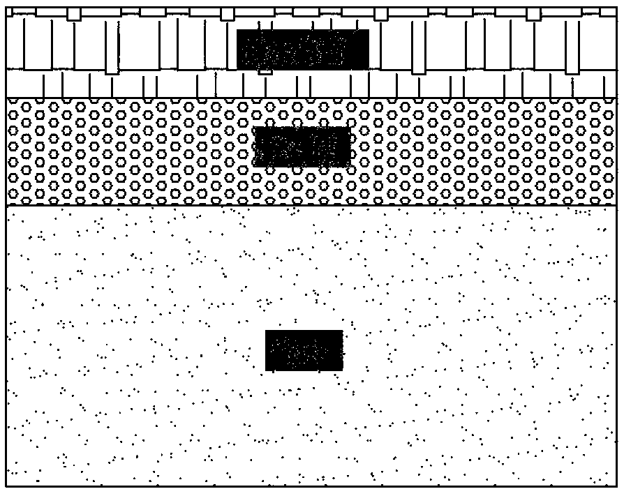 Plate spliced pervious pavement made by utilizing waste plastics