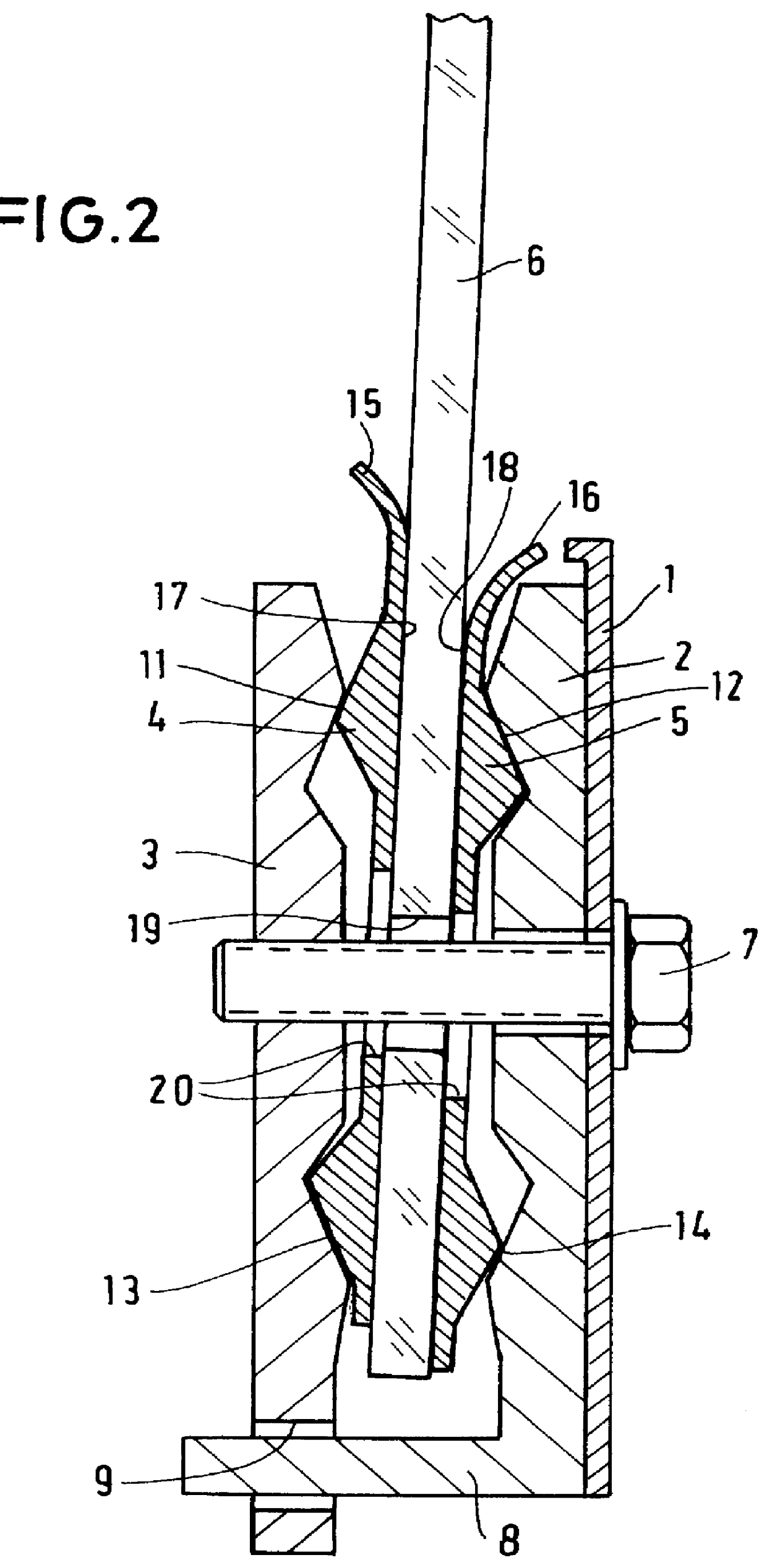Clamping apparatus for holding a motor vehicle window pane