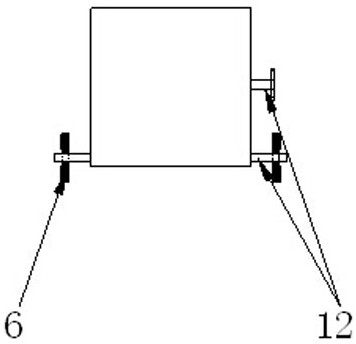 A attitude automatic balance device for fast rescue unmanned boat