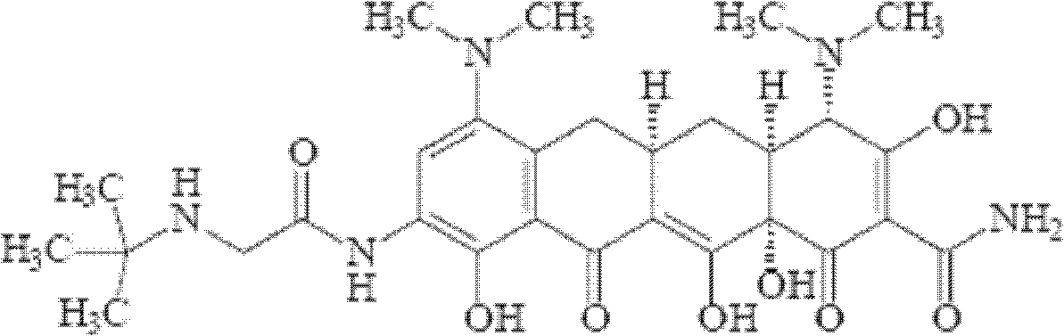 New tigecycline crystal form and preparation method thereof