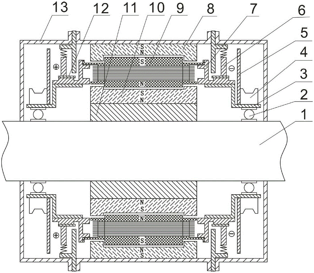 A permanent magnet motor