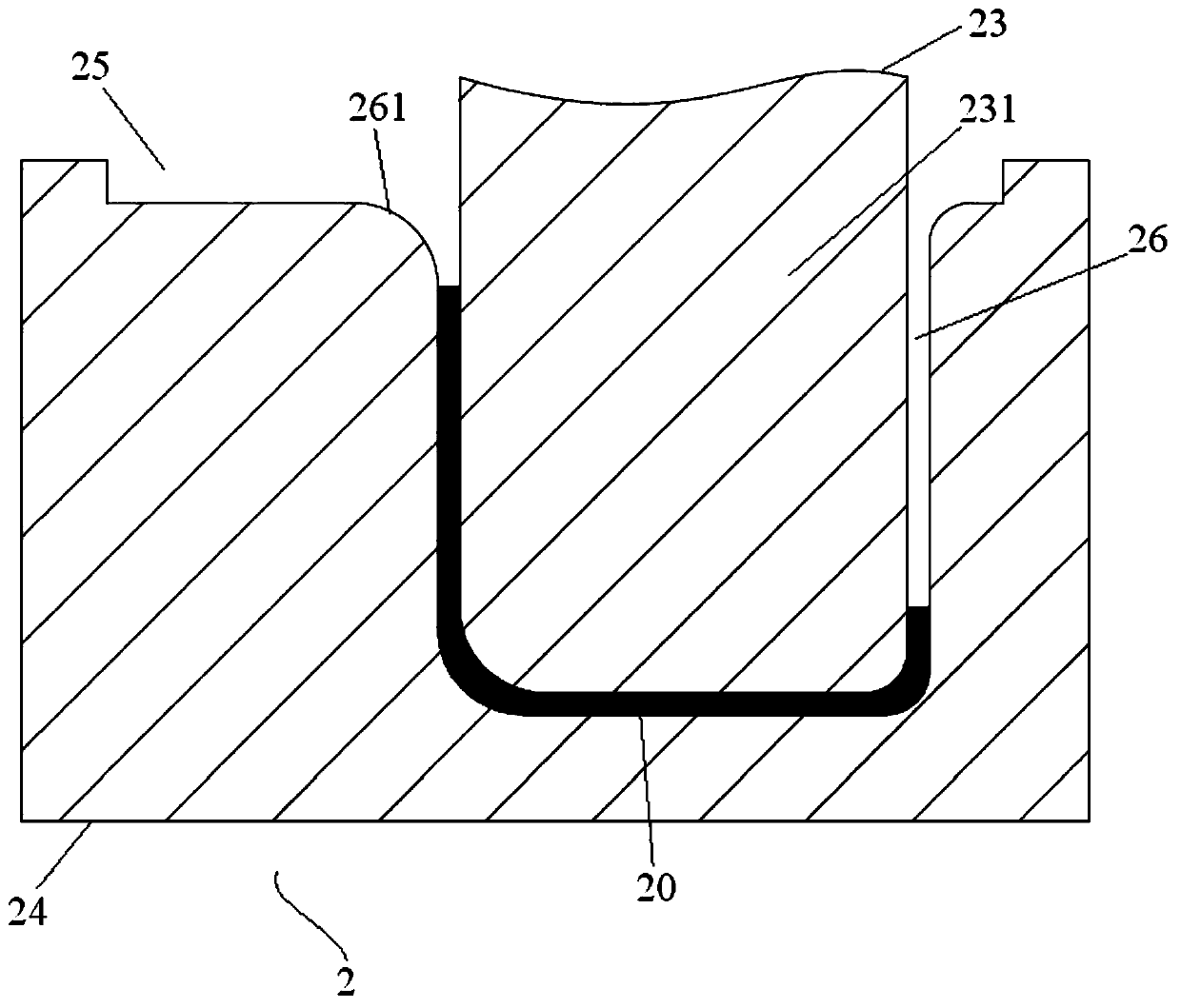 Compression molding method of thermoplastic composite component with I-shaped reinforcing ribs
