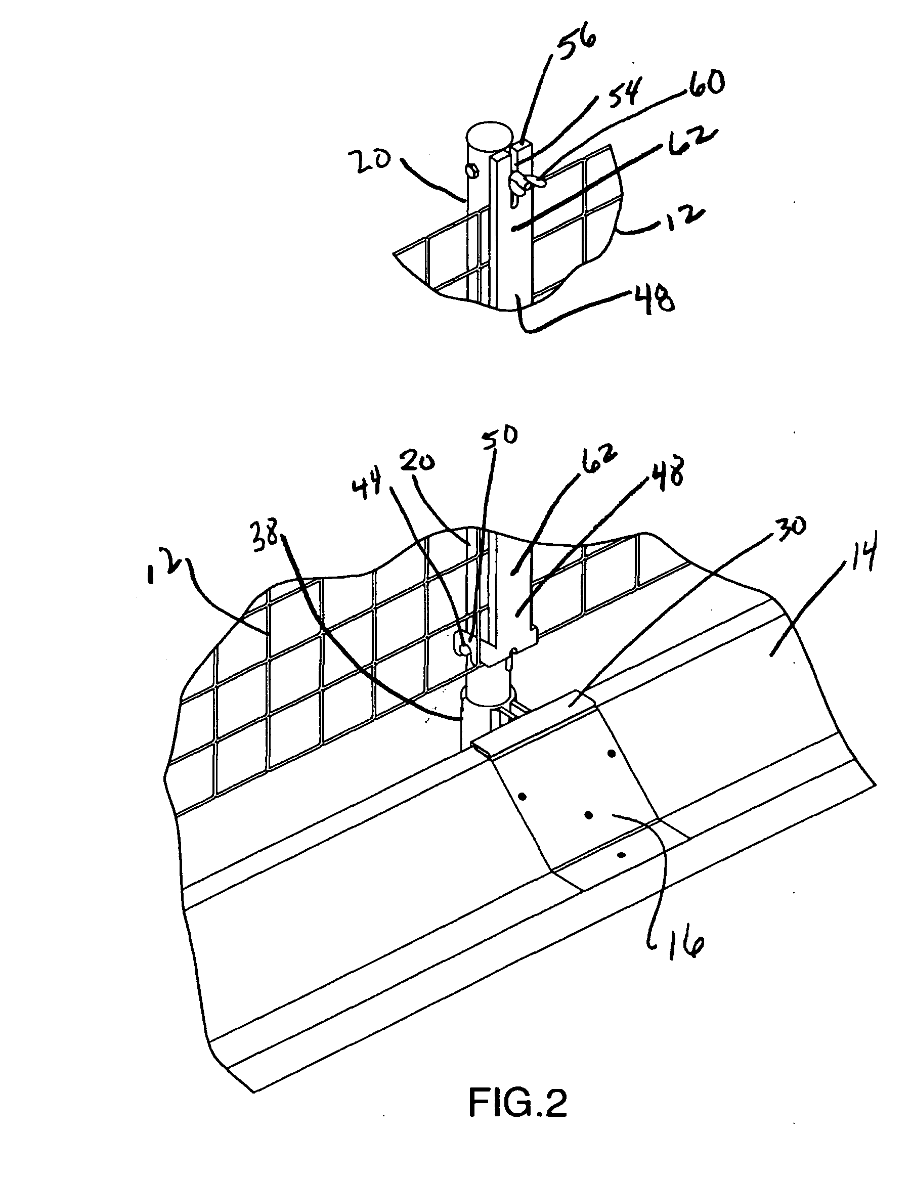 Roof edge fall protection apparatus
