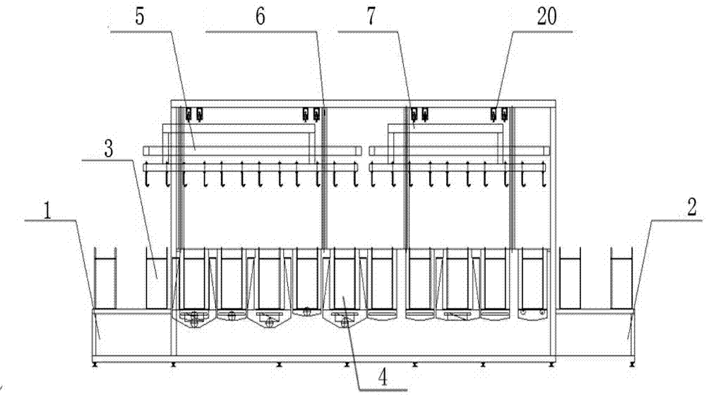 Large aluminum fin automatic cleaning device and method