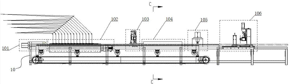 Fiberglass pultrusion grille continuous production line