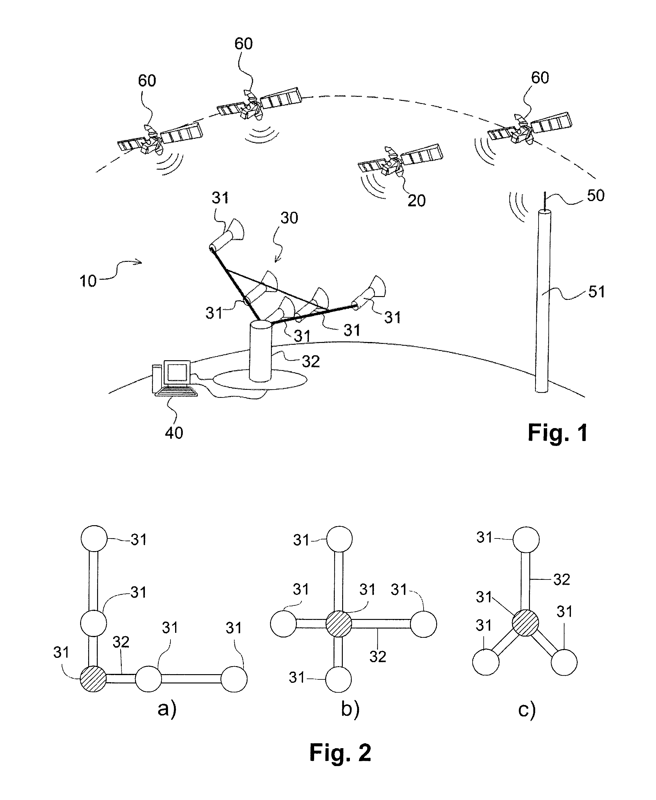 Method and system for monitoring a phase for transferring a satellite from an intial orbit to a mission orbit