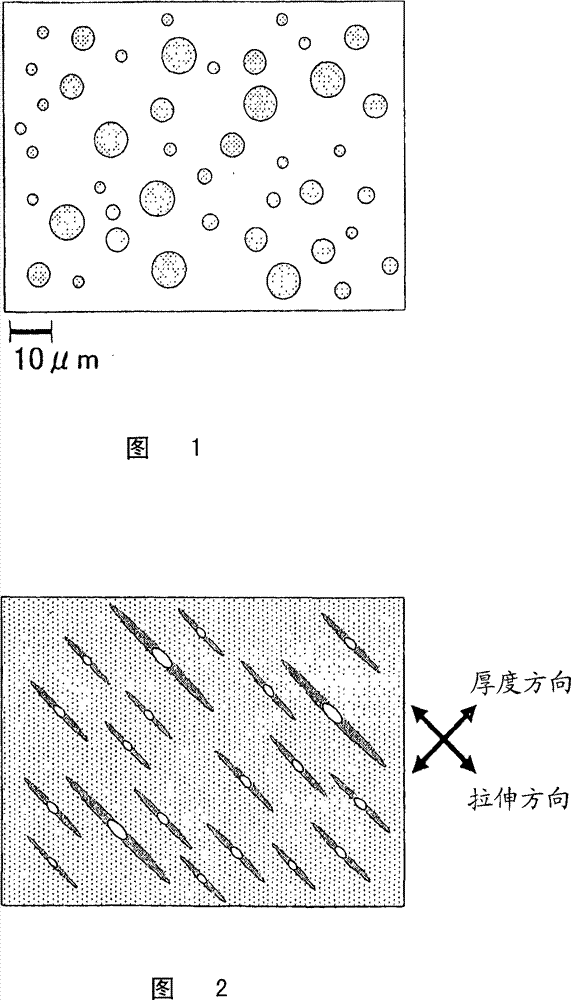 Container formed by stretch forming and process for producing the same
