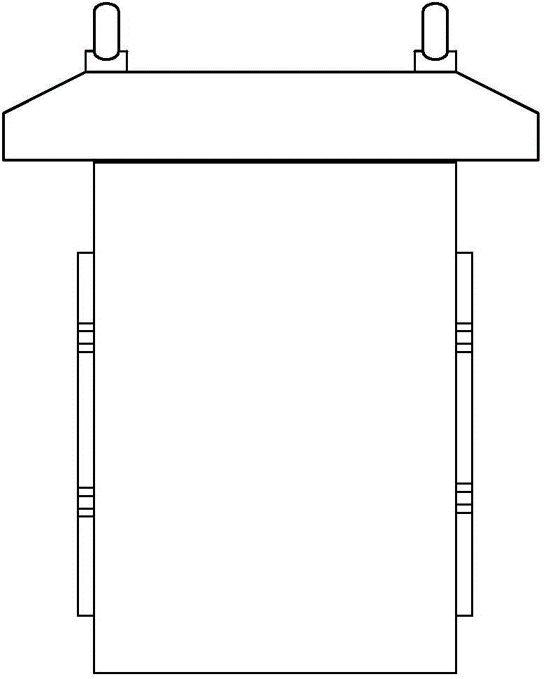 Double-door reactive power compensation cabinet provided with redundant power supply