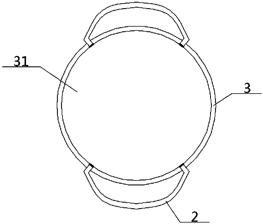 Water cup frame for expressage