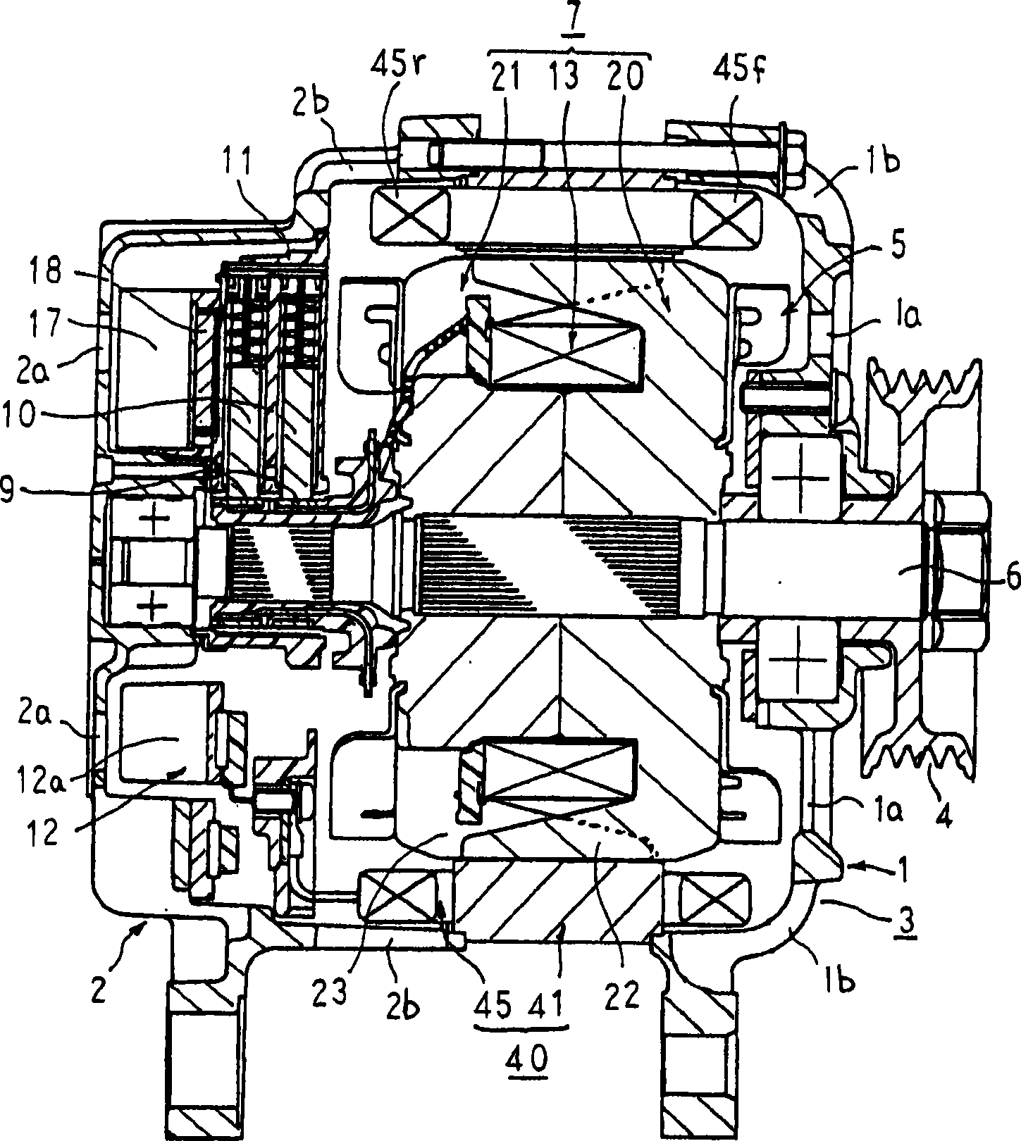 AC generator for vehicle