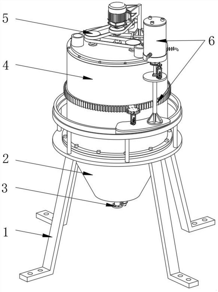 Solution preparation equipment for lithium battery cell slurry production