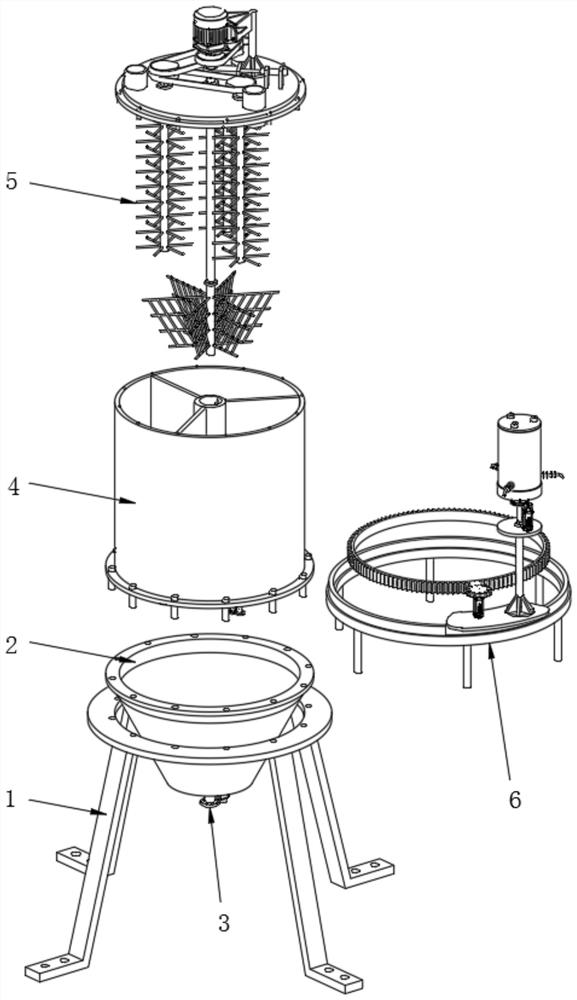 Solution preparation equipment for lithium battery cell slurry production
