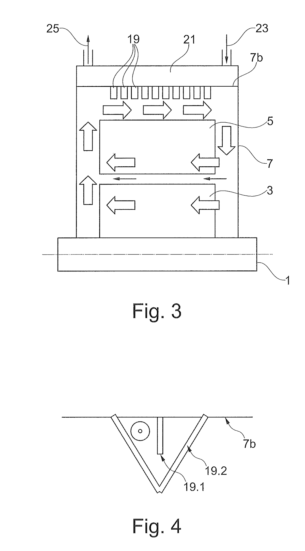 Electric machine with closed circuit air cooling