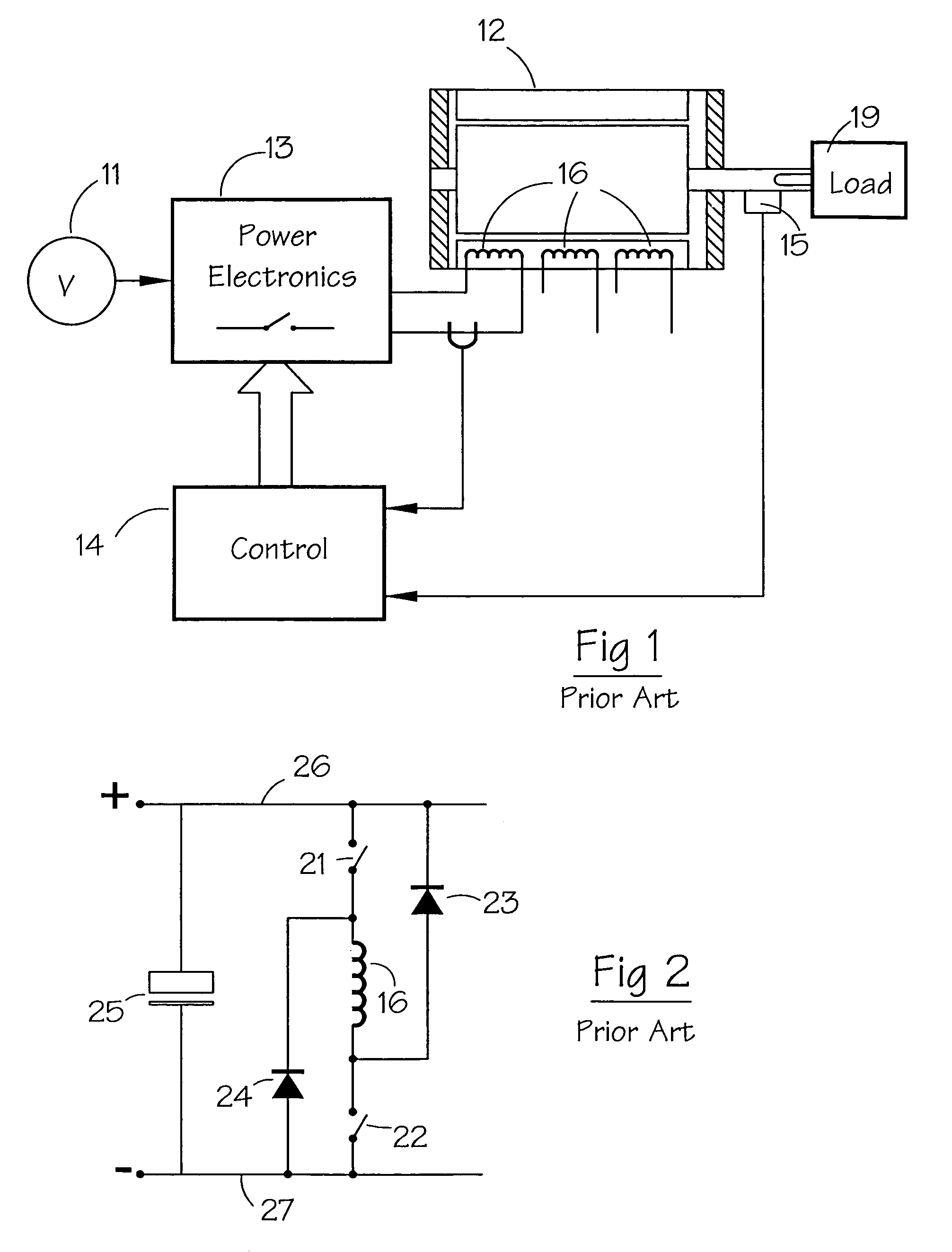 Excitation of switched reluctance motors