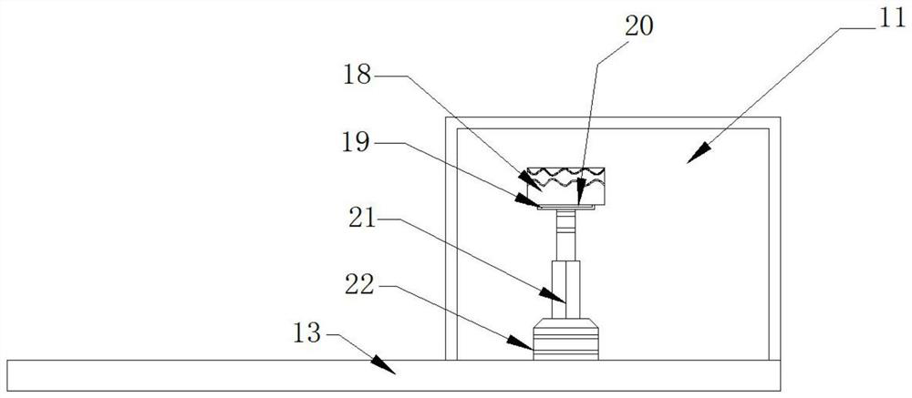 Tetrapeptide production purification device with impurity separation structure