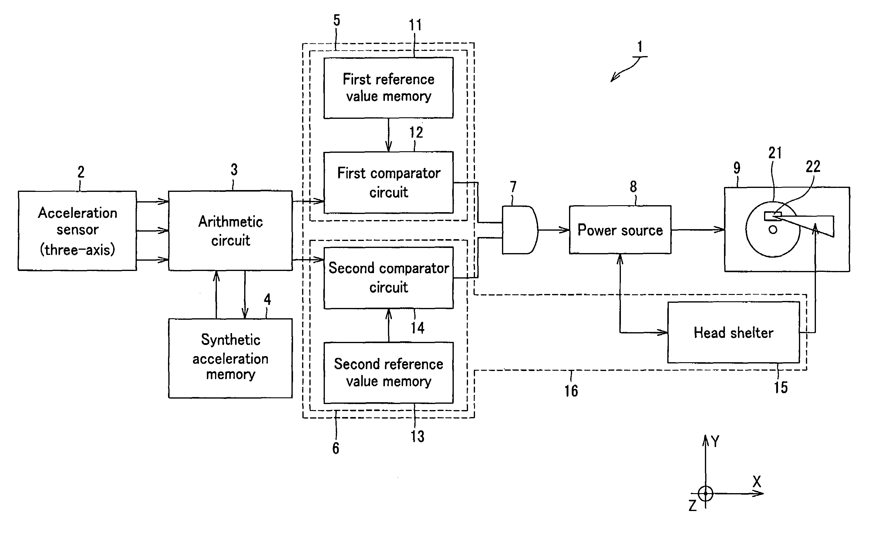 Electronic appliance and fall detection method
