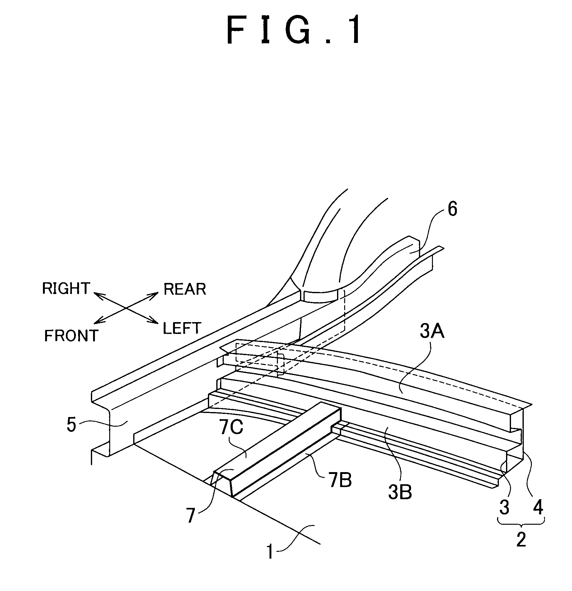 Vehicle lower body structure