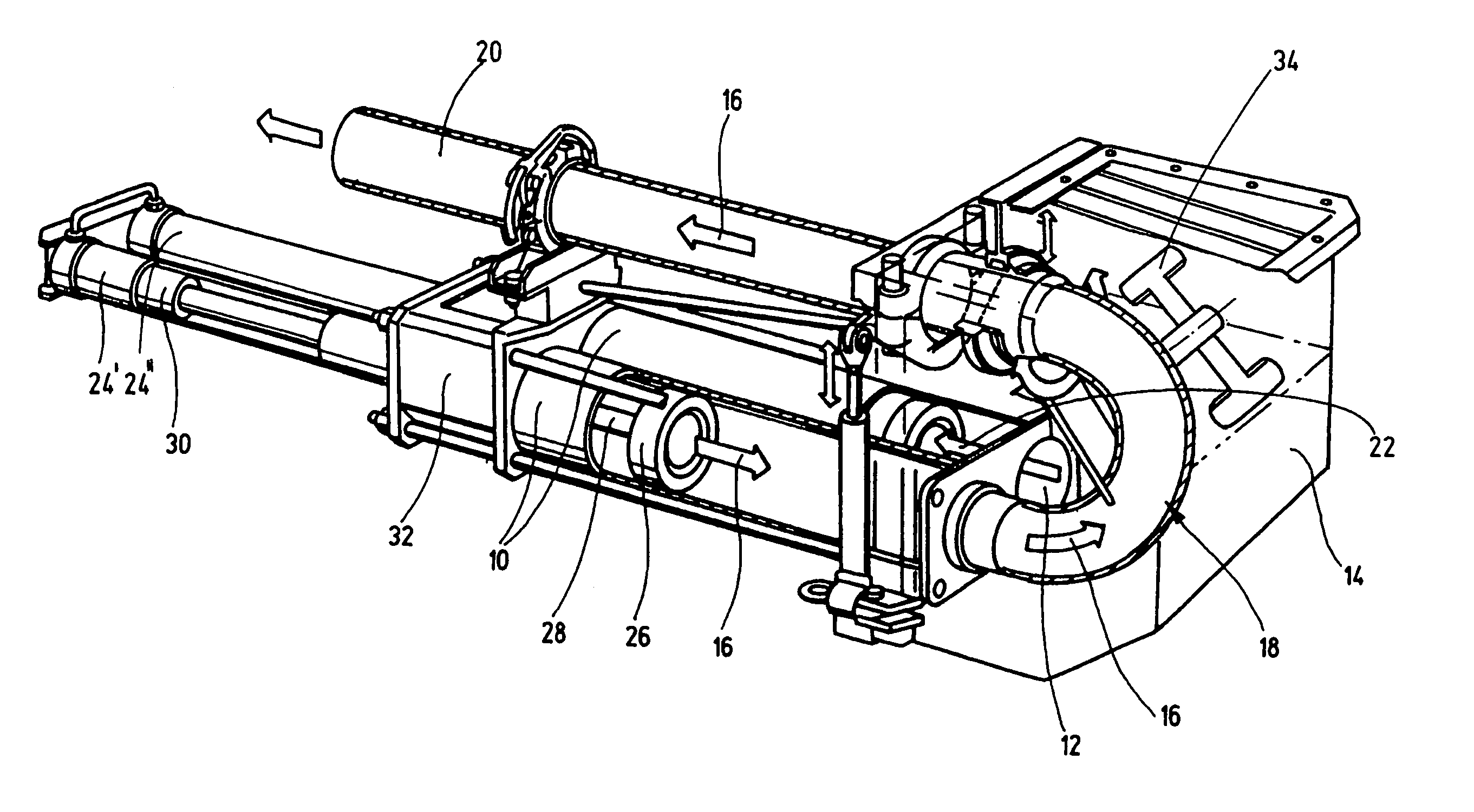 Method for controlling a thick matter pump
