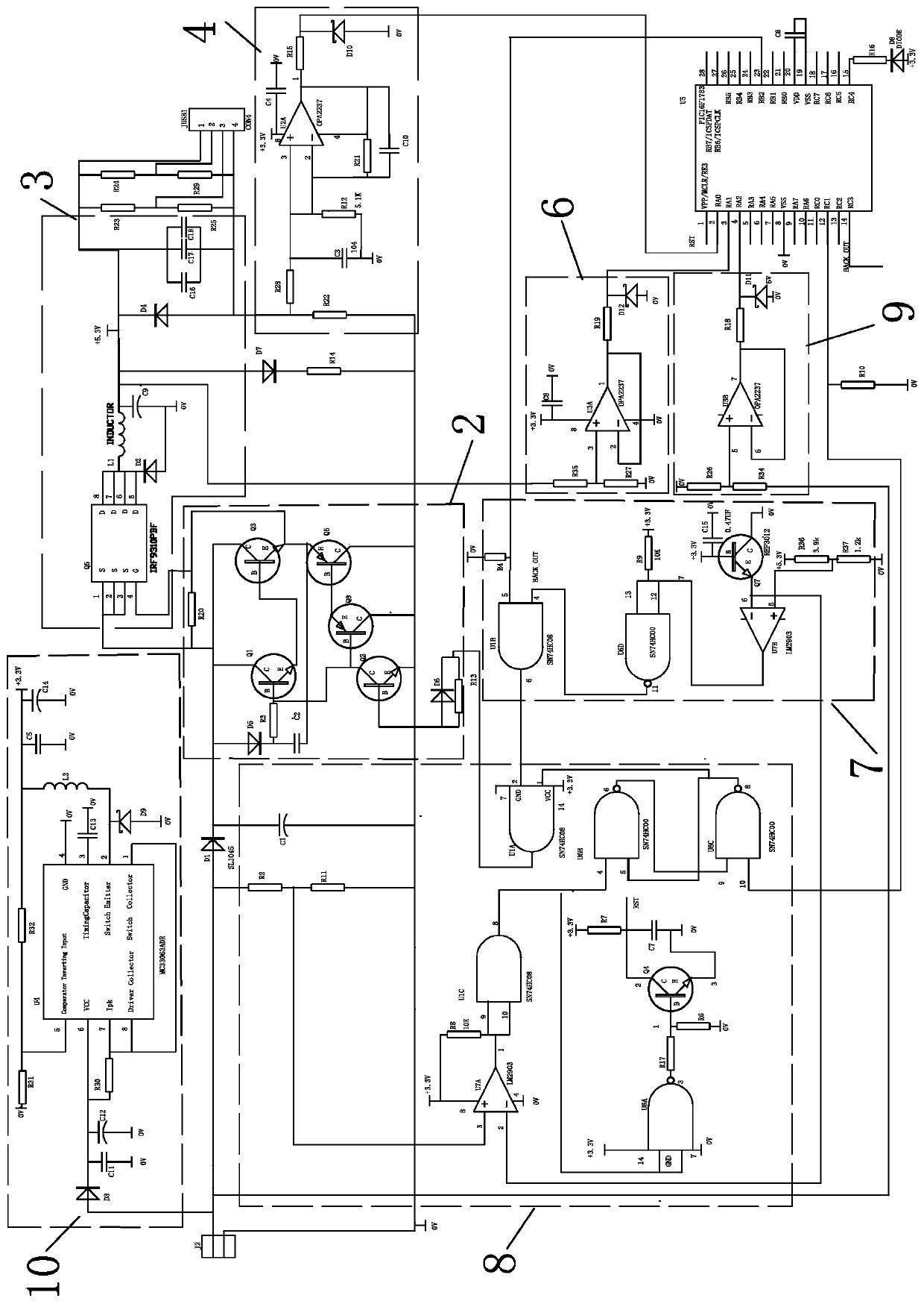 Solar charger control circuit and solar charger