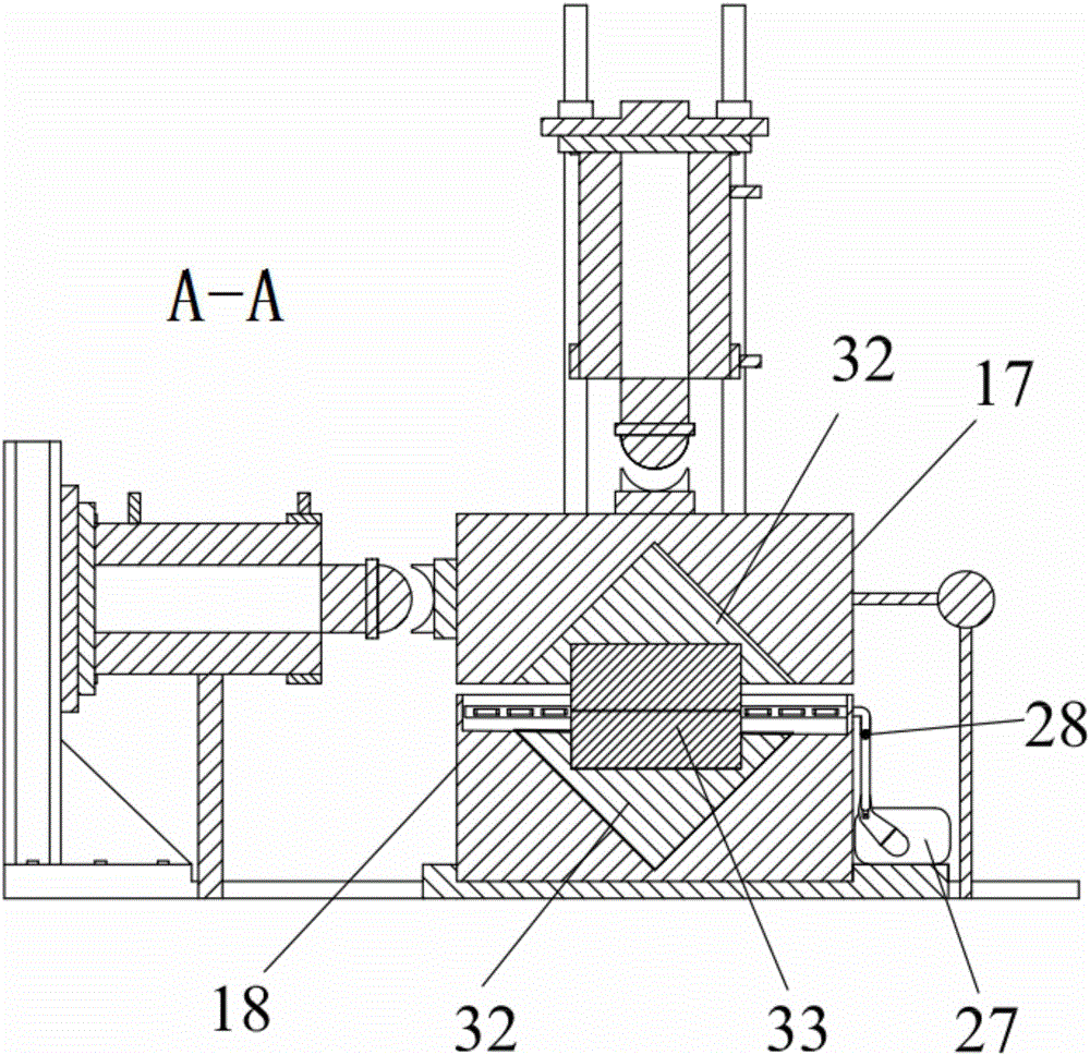 Dry-wet circulating direct shear device for structural surface of rock mass