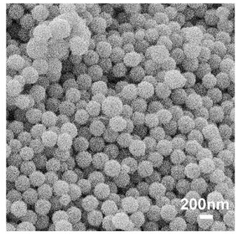 Preparation method and application of vesicular phosphate ion functionalized cobalt oxide nano material