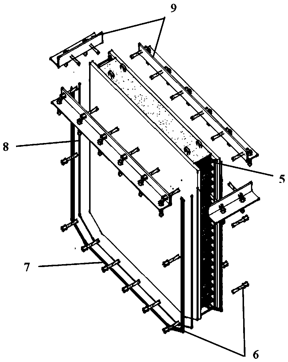 Construction method of rapid partition wall for water-containing building and pipe culvert