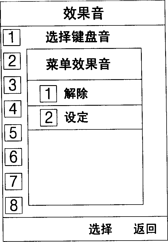 Mobile communication terminal with color change manner menu-setting function and its method