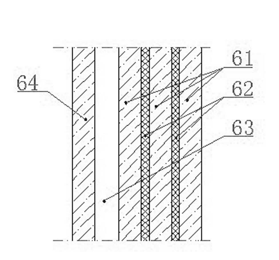 Concealed protective anti-theft anti-riot casement window without guardrail