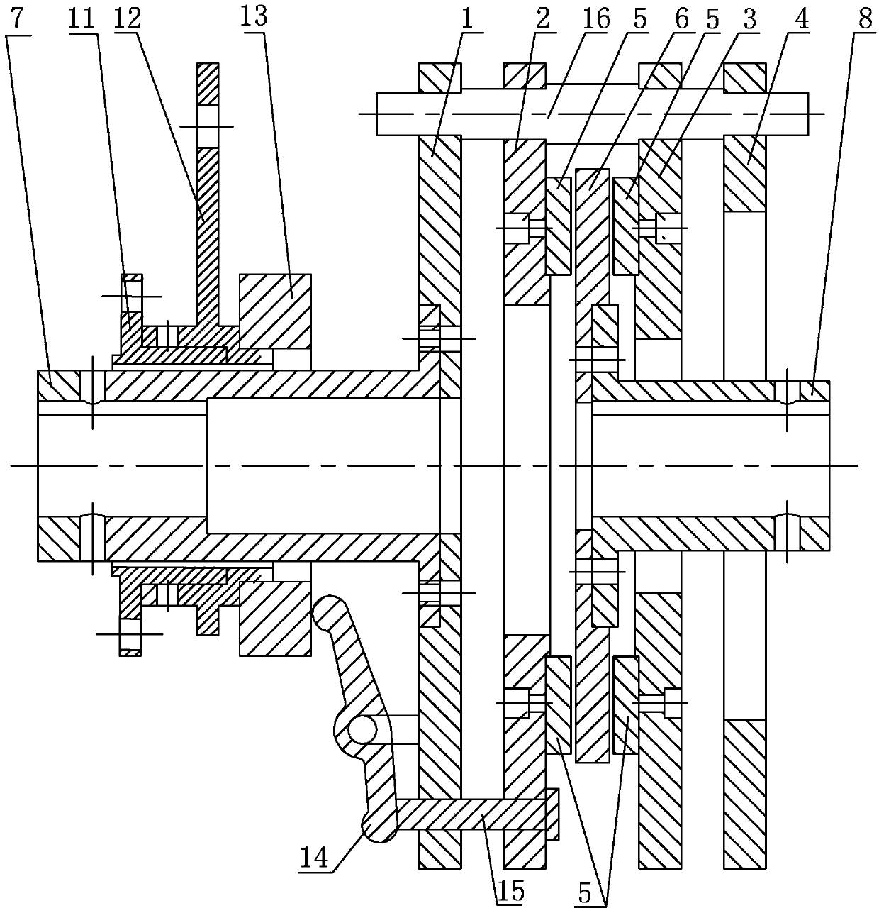 Double-edge structure speed regulating permanent magnet coupler