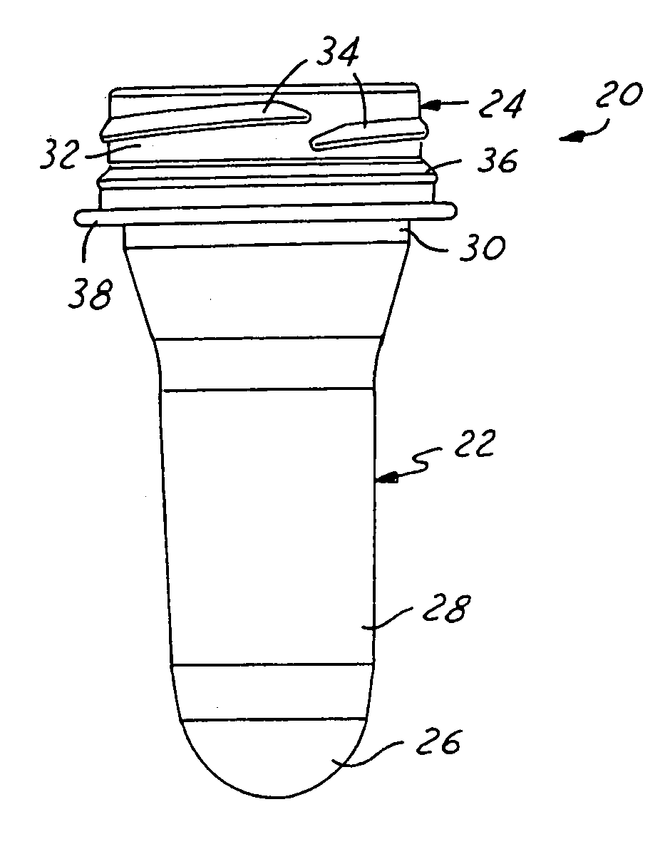 Preform assembly, container assembly, and method of manufacture