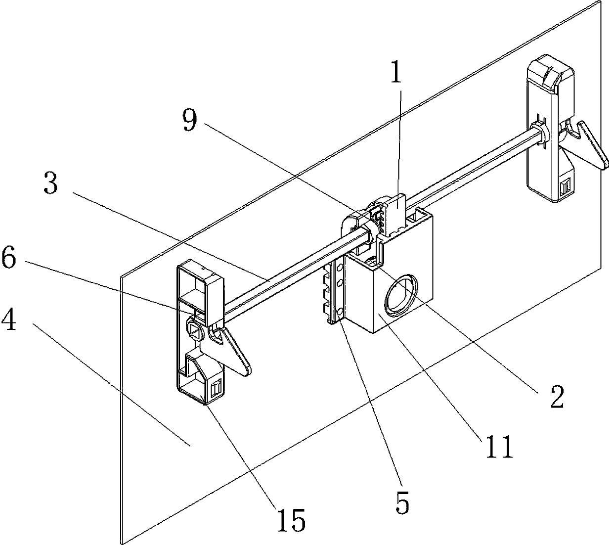 Lock catch structure