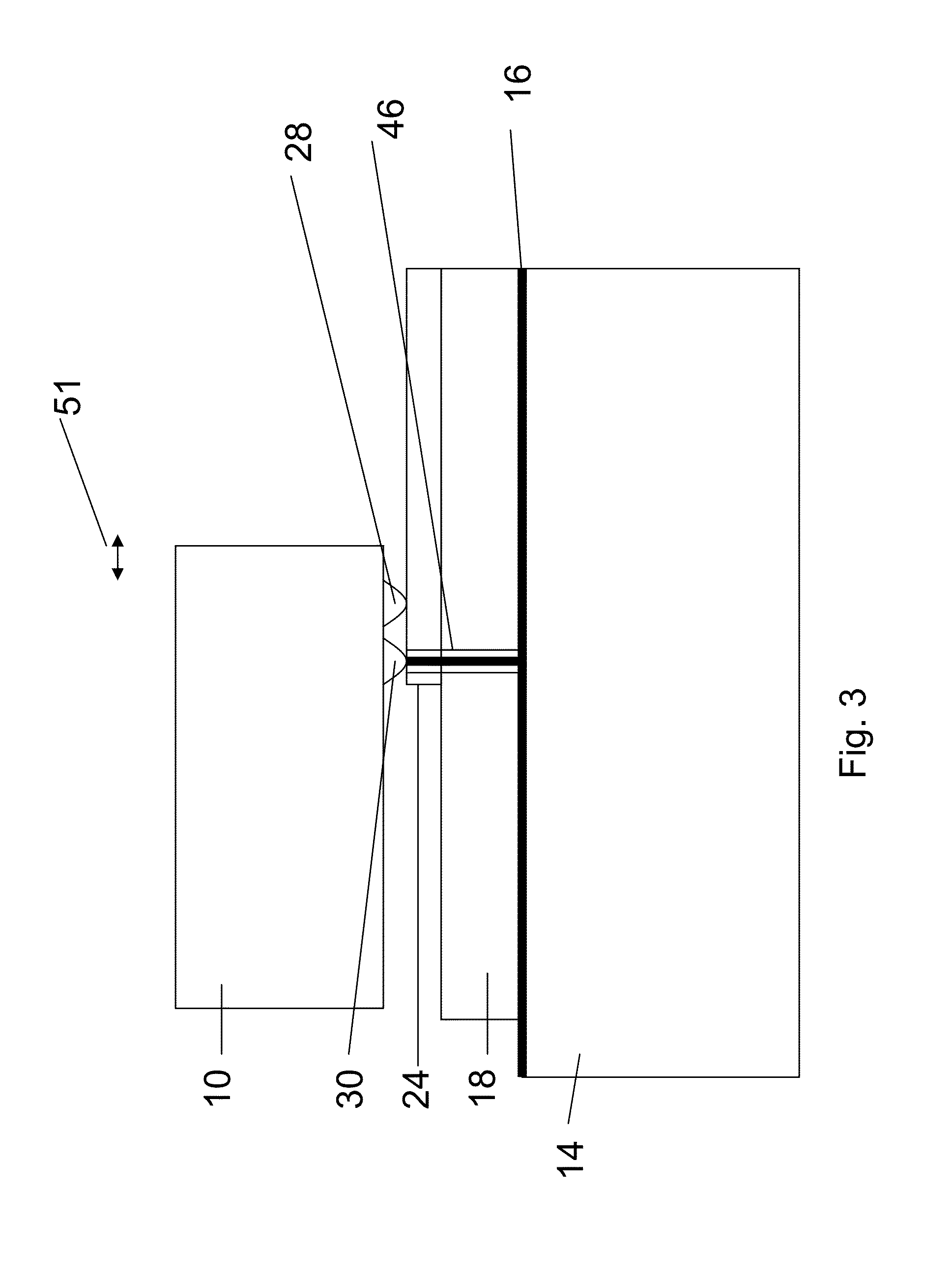 Interfacing between an integrated circuit and a waveguide through a cavity located in a soft laminate