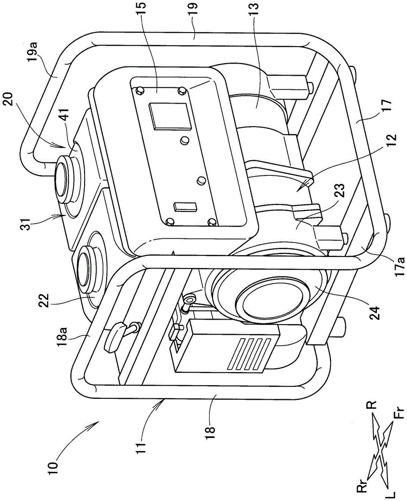 engine driven work machine