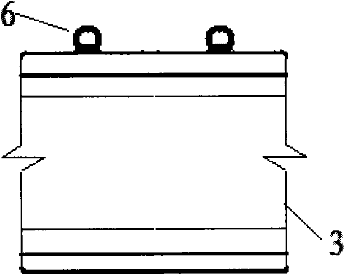 Existing line transverse lifting strengthening method and structure