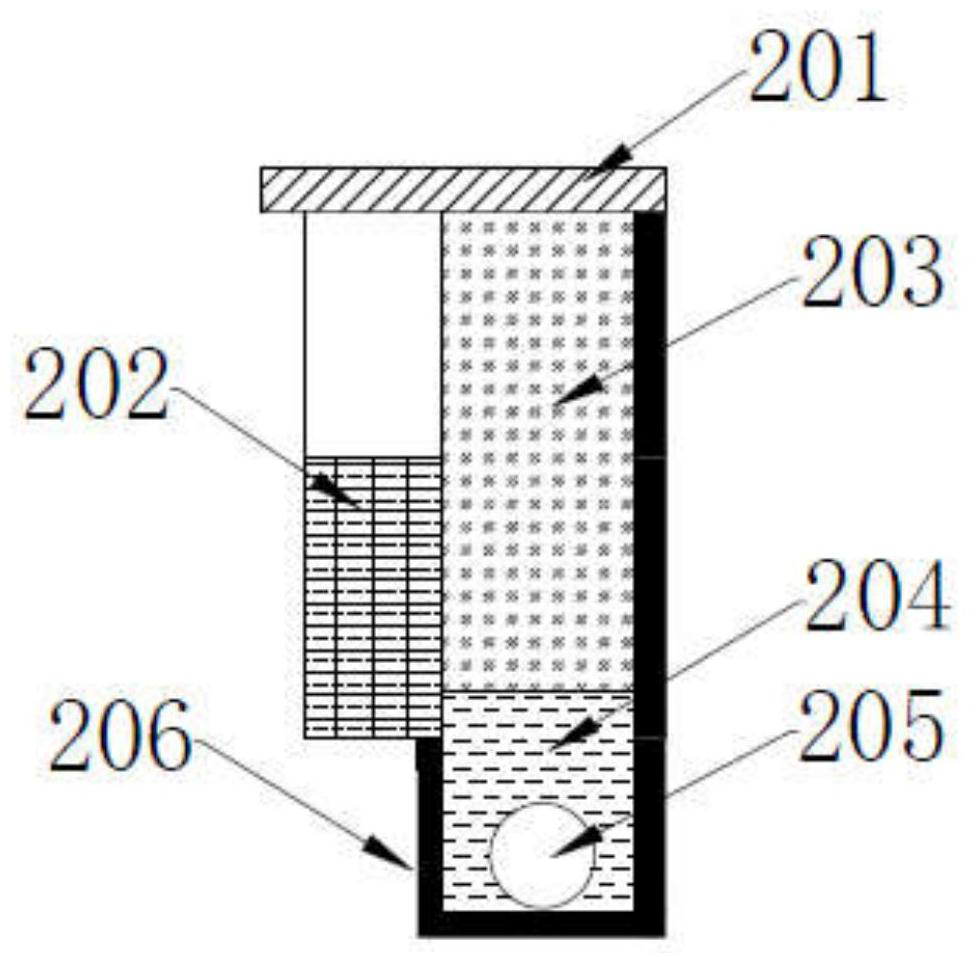 Drainage sidewalk capable of purifying stagnant water