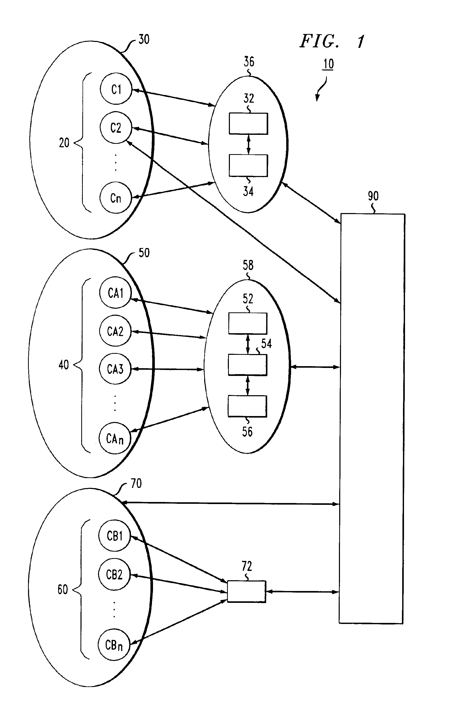 Method for network-aware clustering of clients in a network