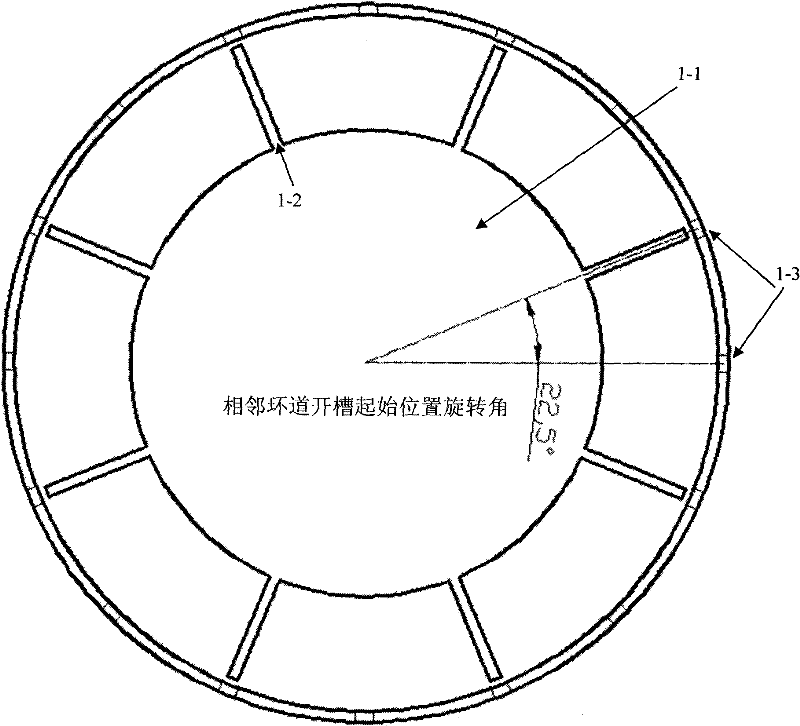 Metallic elastic supporting space ring applied under low-temperature working condition