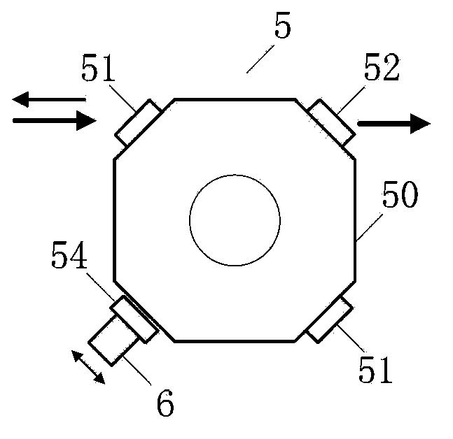 Device and method for measuring backscattering of laser gyroscope ultra-smooth reflecting mirror