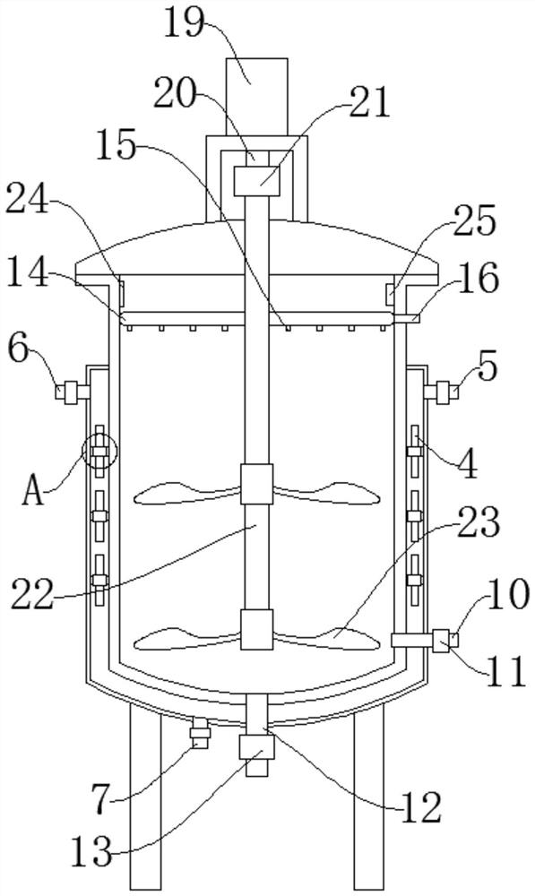 Polymerization device for butyronitrile latex production