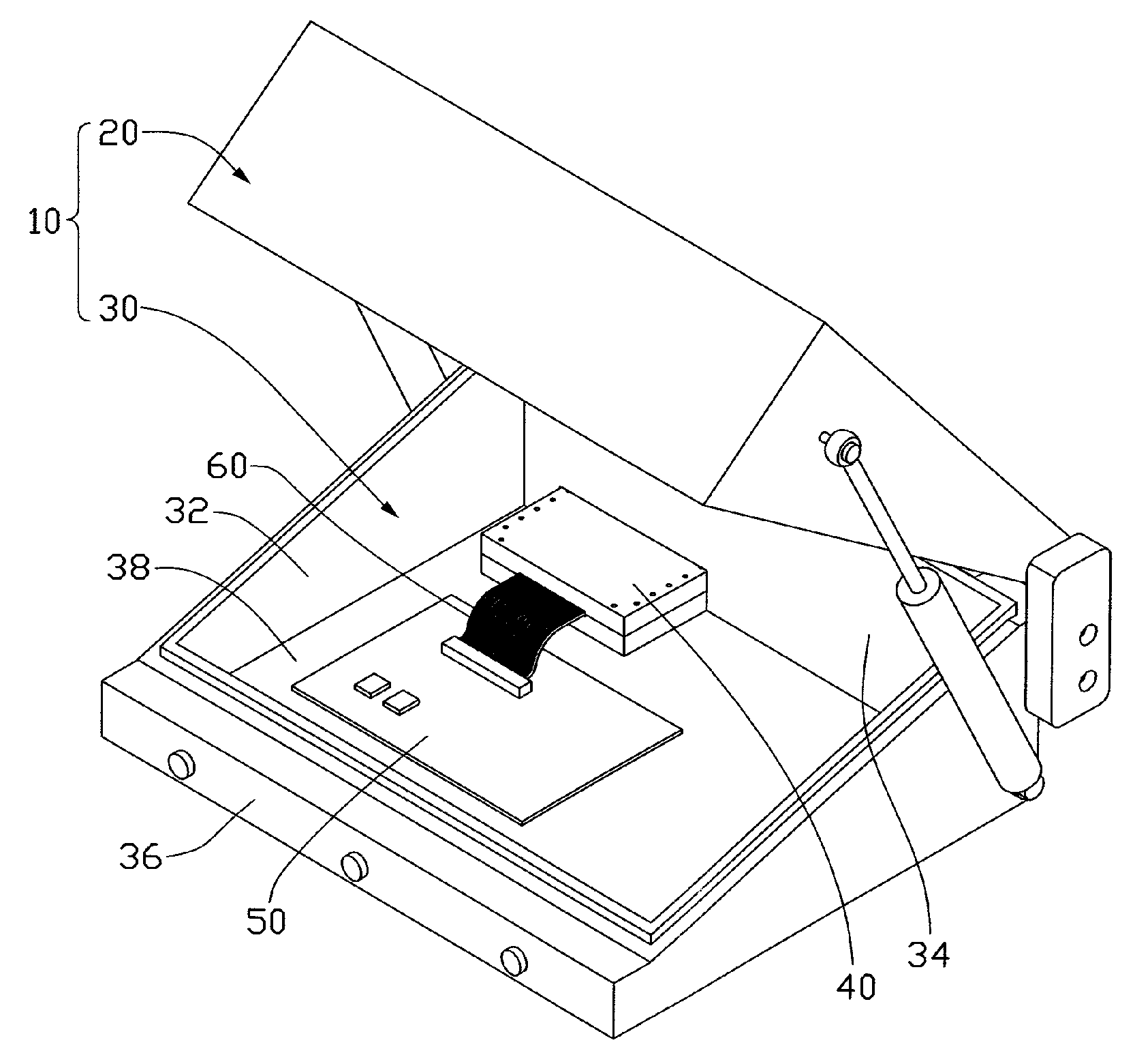 Shield device with receiving cages