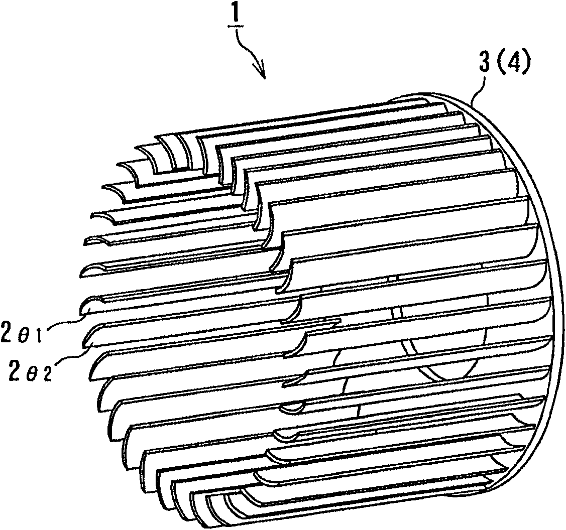 Cross flow fan and air conditioner with the fan